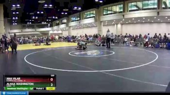 120 lbs Round 4 (10 Team) - Alissa Washington, SOWA vs Ana Vilar, Florida All-Stars