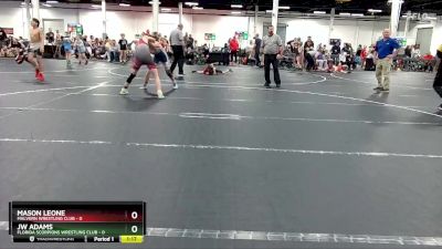 130 lbs Round 2 - Mason Leone, Malvern Wrestling Club vs Jw Adams, Florida Scorpions Wrestling Club