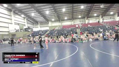 87 lbs Round 1 (8 Team) - Charlotte Zimmerer, Colorado vs Remy Whitney, Oklahoma