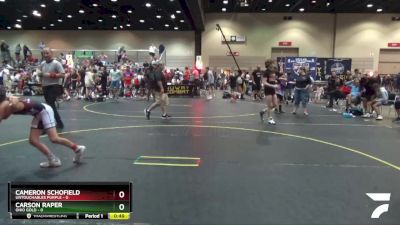 80 lbs Round 2 (6 Team) - Cameron Schofield, Untouchables Purple vs Carson Raper, Ohio Gold