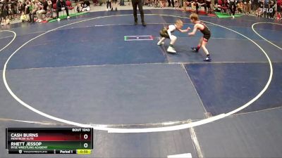 48 lbs Champ. Round 2 - Rhett Jessop, Ryse Wrestling Academy vs Cash Burns, Montrose Elite