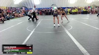 96 lbs Round 1 (8 Team) - Mason Mendise, Terps Xtreme vs Karsten Kirchner, Phoenix WC