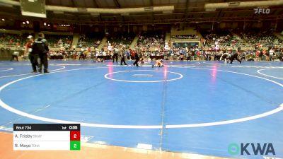 80 lbs Consi Of 8 #2 - Arwen Frisby, Skiatook Youth Wrestling vs Ried Mayo, Tonkawa Takedown Club