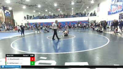 113 lbs Semifinal - Zach MacDonald, Lake City vs Duke Williamson, Lakeland