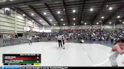 63+ Quarterfinal - Dallas Thurgood, Delta Wrestling Club vs Jocee King, Top Of Utah