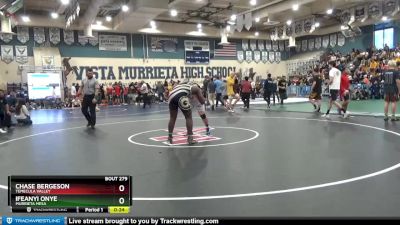 220 lbs 3rd Place Match - Chase Bergeson, Temecula Valley vs Ifeanyi Onye, Murrieta Mesa