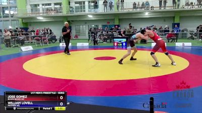 60kg Cons. Round 4 - Jose Gomez, Black Bears WC vs William Lovell, Matmen WC