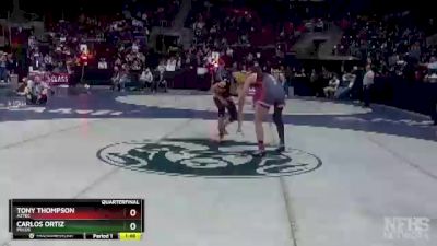 4A 139 lbs Quarterfinal - Tony Thompson, Aztec vs Carlos Ortiz, Pecos