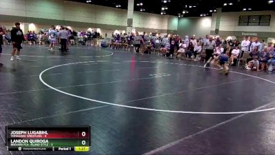 113 lbs Placement Matches (16 Team) - Joseph Lugabihl, Tomahawk Wrestling vs Landon Quiroga, Brevard FCA- Island Style