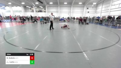 63 lbs Round Of 16 - Brycen Dubois, Goffstown NH vs Liam Ivatts, New England Gold WC