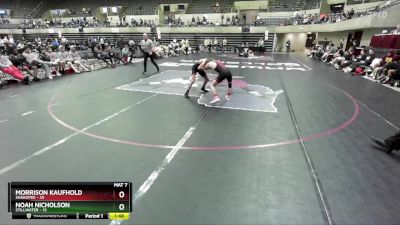 121 lbs Finals (8 Team) - Noah Nicholson, Stillwater vs Morrison Kaufhold, Shakopee