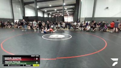 195 lbs Cons. Round 2 - Samuel Rogstad, Peninsula Wrestling Club vs Tristan Poulos, Thurston County Wrestling Club