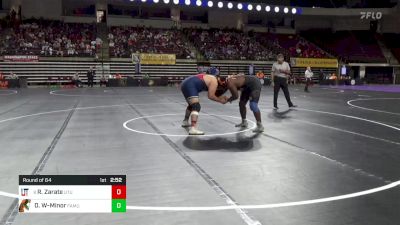 285 lbs Round Of 64 - Ruben Zarate, Utah Tech vs De'Shawn Wise-Minor, Florida A&M