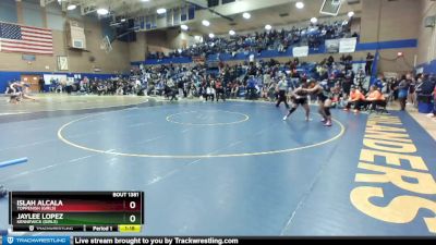 170lbs Quarterfinal - Islah Alcala, Toppenish (Girls) vs Jaylee Lopez, Kennewick (Girls)