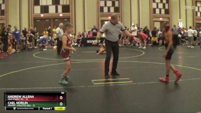 70 lbs Round 3 (6 Team) - Cael Norlin, Armory Athletics Red vs Andrew Allena, Yale Street WC