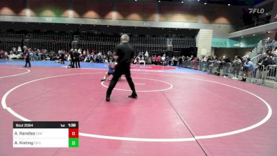 126 lbs Round Of 16 - Alyssa Randles, Coeur D'Alene vs Anneliese Kisting, Casteel