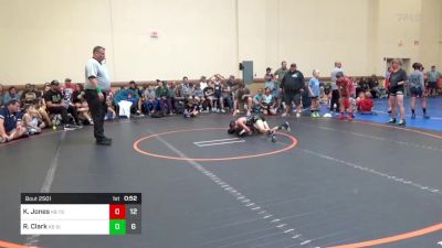 75 lbs Rr Rnd 1 - Kayvon Jones, K8 Tristate Elite vs Reece Clark, K8 Silo WC