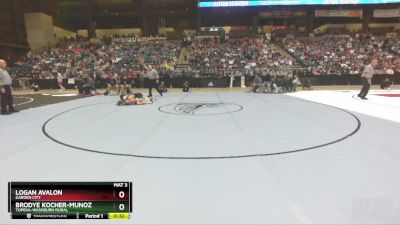 6A-144 lbs Cons. Semi - Logan Avalon, Garden City vs Brodye Kocher-Munoz, Topeka-Washburn Rural