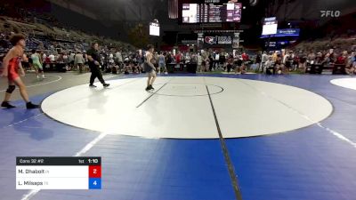 138 lbs Cons 32 #2 - Maximus Dhabolt, Iowa vs Logan Milsaps, Texas