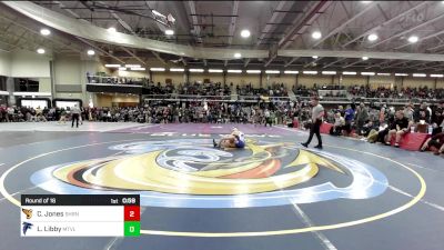 150 lbs Round Of 16 - Cyrus Jones, Sharon vs Lucas Libby, Mountain Valley