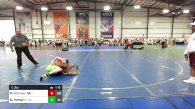 170 lbs Rr Rnd 1 - RJ (Ronald) Robinson III, Illinois Menace vs Sam Mentzer, Team Shutt Nation