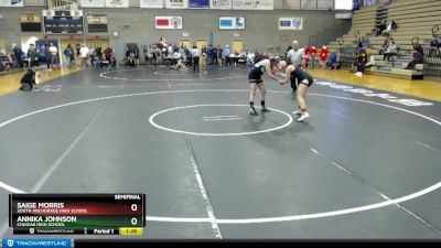 145G Semifinal - ANNIKA JOHNSON, Chugiak High School vs Saige Morris, South Anchorage High School