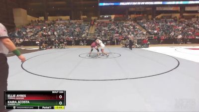 100 lbs Cons. Semi - Ellie Ayres, Topeka-Seaman vs Kaira Acosta, Garden City