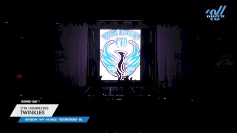 CTA Highflyers - Twinkles [2024 L1 Tiny - Novice - Restrictions - D2 Day 1] 2024 The Northeast Regional Summit