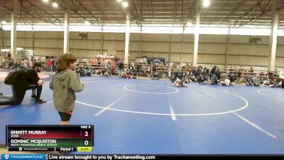 70 lbs Cons. Round 4 - Emmitt Murray, Kuna vs Dominic McQuiston, Rocky Mountain Middle School