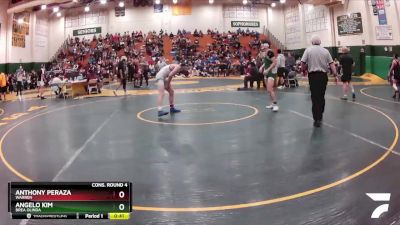 138 lbs Cons. Round 4 - Anthony Peraza, Warren vs Angelo Kim, Brea Olinda