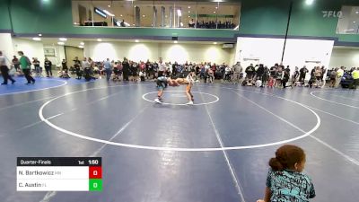 95 lbs Quarterfinal - Noah Bartkowicz, MN vs Cano Austin, FL