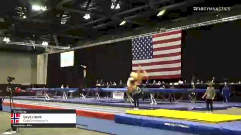 Skye Hawk - Tumbling, Eagle Gymnastics TX - 2021 USA Gymnastics Championships