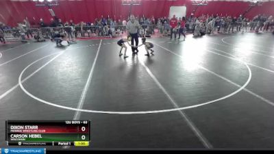 63 lbs Quarterfinal - Carson Hebel, Wisconsin vs Dixon Starr, Monroe Wrestling Club