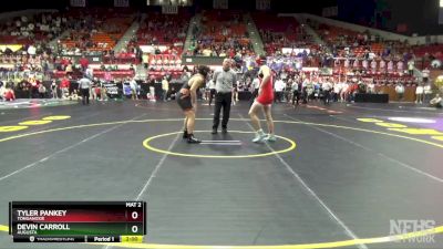 4A 215 lbs Quarterfinal - Tyler Pankey, Tonganoxie vs Devin Carroll, Augusta