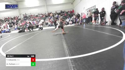 62 lbs Rr Rnd 1 - Timberlyn Edwards, Pirate Wrestling Club vs Alexandra Pulliam, Skiatook Youth Wrestling