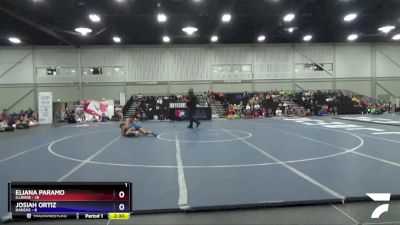 117 lbs Placement Matches (16 Team) - Eliana Paramo, Illinois vs Josiah Ortiz, Kansas