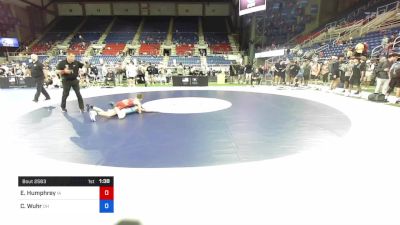 88 lbs Cons 16 #1 - Ethan Humphrey, Iowa vs Chance Wuhr, Ohio