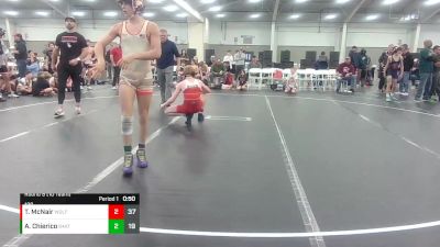 130 lbs Round 9 (10 Team) - Tobin McNair, Wolfpack WC vs Angelo Chierico, 84 Athletes