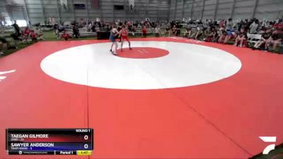 106 lbs Round 1 (8 Team) - Taegan Gilmore, Ohio vs Sawyer Anderson, Team Idaho