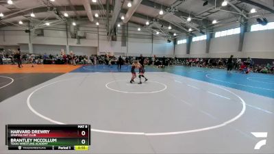 75 lbs Semifinal - Harvard Drewry, Spartan Mat Club vs Brantley Mccollum, Texas Wrestling Academy