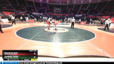 2A 195 lbs Quarterfinal - Gambino Perez, Chicago (Brother Rice) vs Brandon Bray, Chatham (Glenwood)