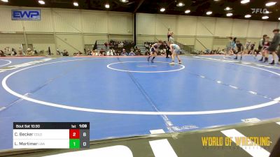 60 lbs Rr Rnd 5 - Colten Becker, Northern Colorado 14U vs Lawson Mortimer, LWA 12U