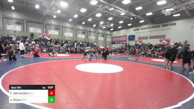 106 lbs Round Of 32 - Francisco Hernandez, Bullard vs Joel Rojas, Sierra Pacific HS