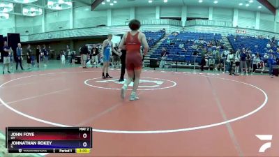 138 lbs Cons. Round 4 - John Foye, OH vs Johnathan Rokey, IL