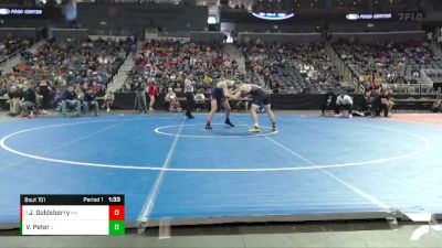 170 lbs Quarterfinal - Jett Goldsberry, Heritage Hills vs Victor Peter, Jasper