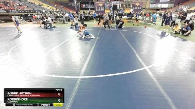 113 lbs Cons. Round 4 - Korbin Hoke, Colorado vs Andre Moyron, Carrollton Thunder Wrestling