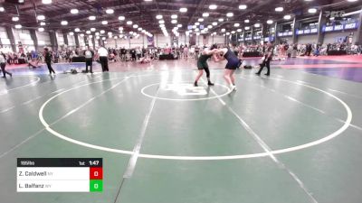 195 lbs Round Of 16 - Zachary Caldwell, NY vs Lukas Balfanz, WY