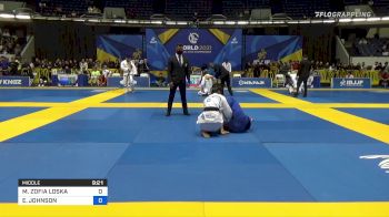 MAGDALENA ZOFIA LOSKA vs ERIN JOHNSON 2021 World Jiu-Jitsu IBJJF Championship