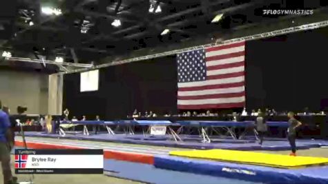 Brylee Ray - Tumbling, NSB - 2021 USA Gymnastics Championships