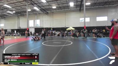 140-145 lbs Round 3 - Savina La Grass, Hillcrest High School vs Rylee DeOca, Norco